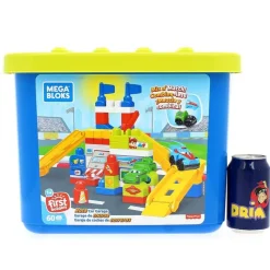 MEGABLOKS Puzzles Y Construcciones-Mega Bloks Garaje de Coches de Carreras