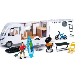 DICKIE TOYS Vehículos, Trenes Y Parkings-Mercedes Autocaravana Escala 1:24