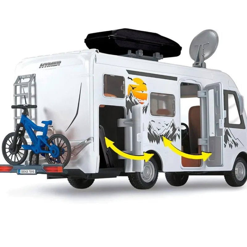 DICKIE TOYS Vehículos, Trenes Y Parkings-Mercedes Autocaravana Escala 1:24