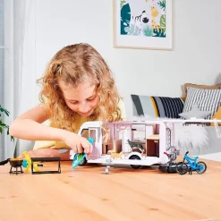 DICKIE TOYS Vehículos, Trenes Y Parkings-Mercedes Autocaravana Escala 1:24