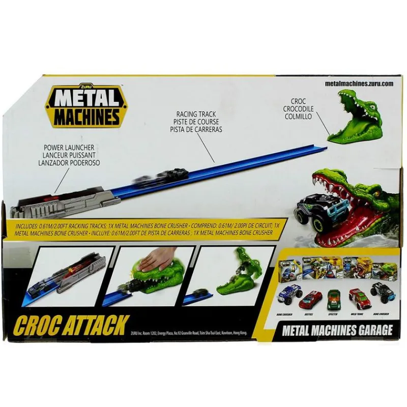 DRIM DISCOUNT Vehículos, Trenes Y Parkings-Metal Machines Pista Cocodrilo