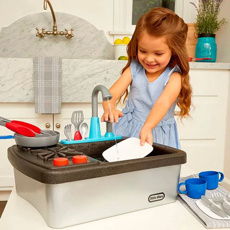 LITTLE TIKES Juegos Y Juguetes De Imitación-Mi Primer Fregadero y Fogón