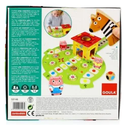 GOULA Juegos De Mesa-Mi Primer Juego Los 3 Cerditos