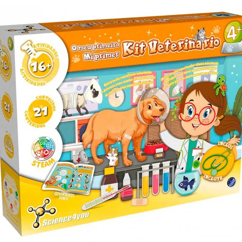 SCIENCE 4 YOU Juegos Y Juguetes Educativos-Mi Primer Kit de Veterinaria
