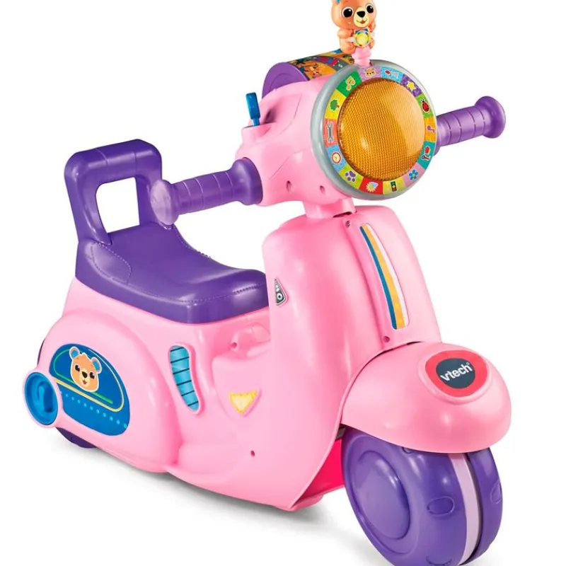 VTECH Bicicletas, Correpasillos Y Triciclos-Mi Scooter de Paseo 2 en 1 Rosa