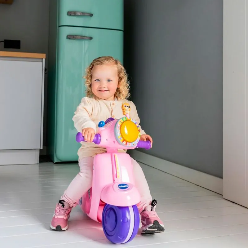 VTECH Bicicletas, Correpasillos Y Triciclos-Mi Scooter de Paseo 2 en 1 Rosa