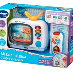 VTECH Primera Infancia Y Preescolar-Mi Tele Mágica Juegos y Canales