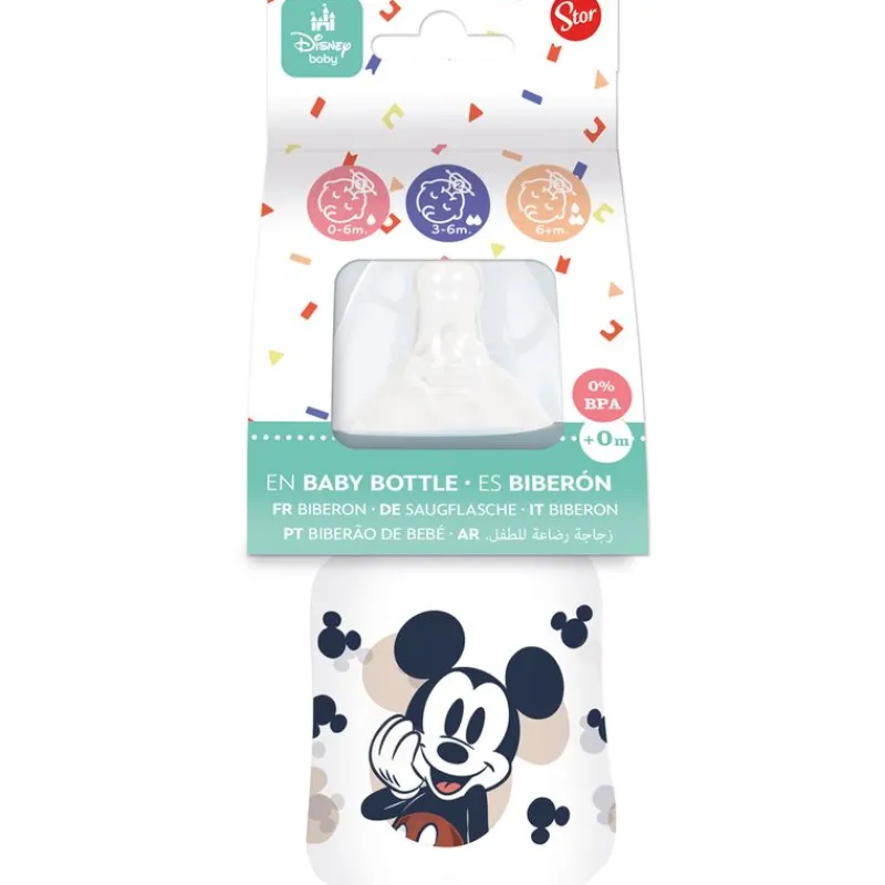Mickey Mouse Biberón 150 ml*STOR Best