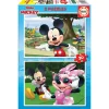 EDUCA Puzzles Y Construcciones-Mickey Mouse Puzzle 2x20 Piezas