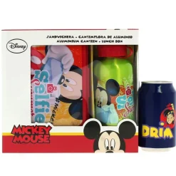 KIDS EUROSWAN Escolar-Mickey Mouse Sandwich con Cantimplora