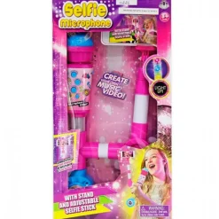 DRIM DISCOUNT Instrumentos Musicales-Micrófono Infantil con Palo Selfie