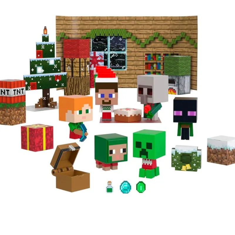 MATTEL Figuras Y Figuras De Acción-Minecraft Calendario de Adviento