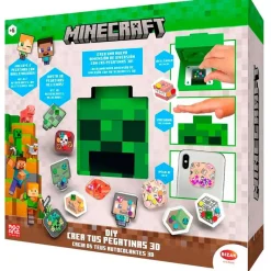 BIZAK Manualidades-Minecraft Crea tus Pegatinas 3D
