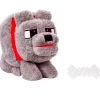 MATTEL Figuras Videojuegos|Primera Infancia Y Preescolar-Minecraft Dennis el Lobo Peluche Interactivo