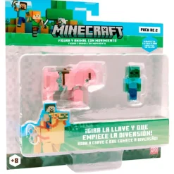 Minecraft Figura + Animal con Movimiento Surtido*BIZAK Clearance