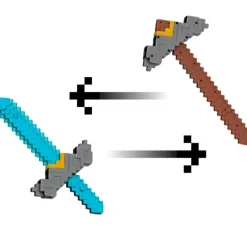 Minecraft Haz Click y Cambia entre la Espada y el Pico*MATTEL Clearance