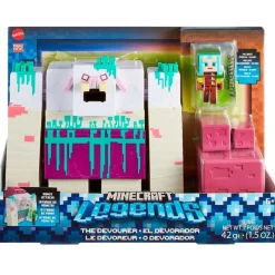 MATTEL Figuras Videojuegos|Figuras Y Figuras De Acción-Minecraft Legends el Devorador
