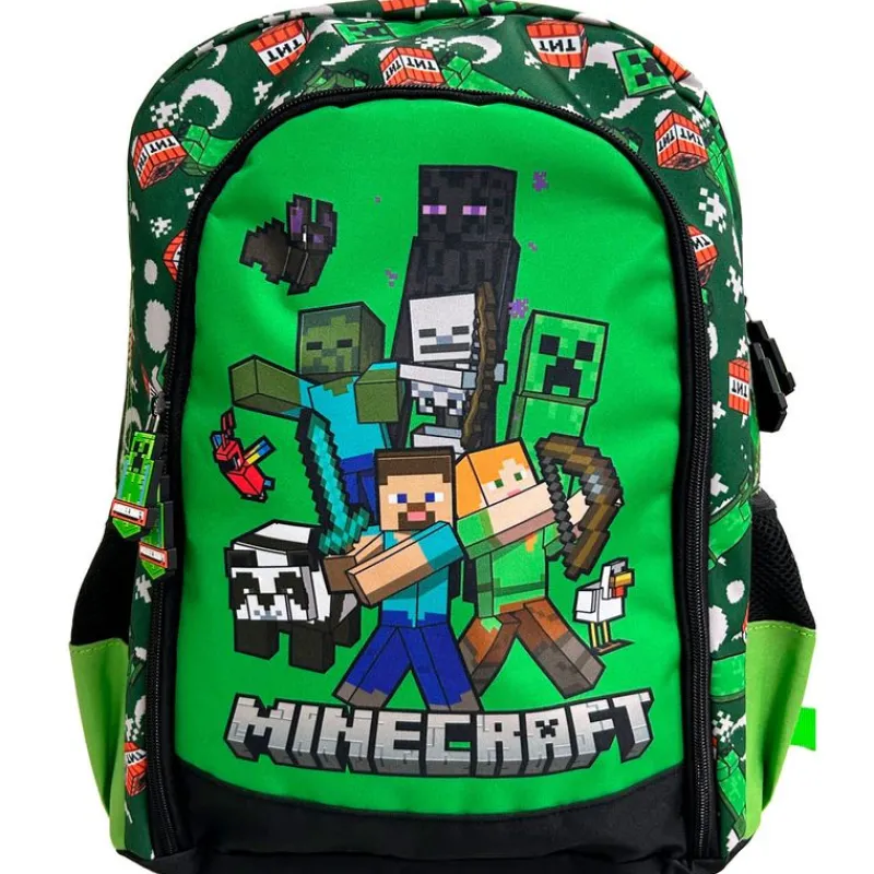Minecraft Mochila Escolar Grande*SELECCION DRIM Clearance