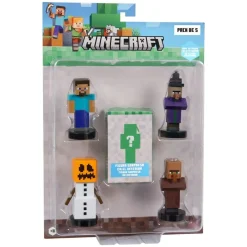 Minecraft Pack 5 Figuras Surtido*BIZAK New