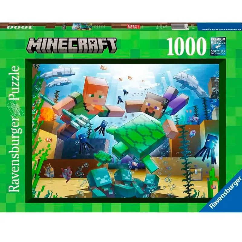 Minecraft Puzzle 1000 Piezas*RAVENSBURGER New