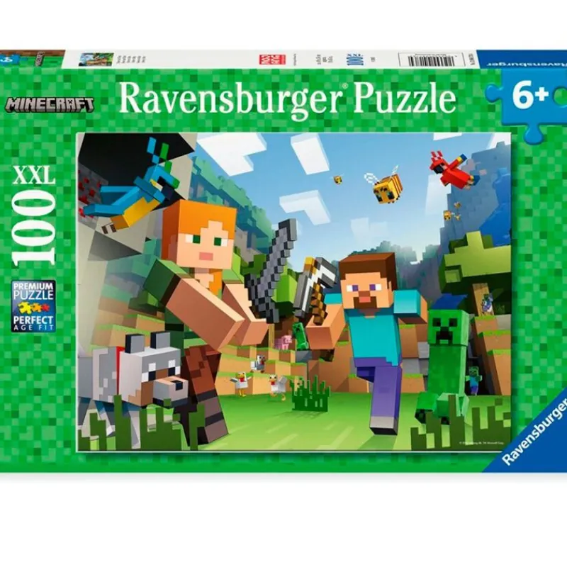Minecraft Puzzle 100 Piezas XXL*RAVENSBURGER Clearance