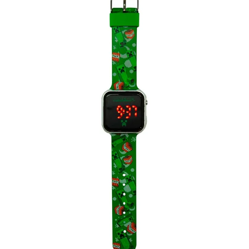 Minecraft Reloj Digital LED*KIDS EUROSWAN Sale