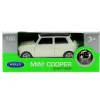 DRIM DISCOUNT Vehículos, Trenes Y Parkings-Mini Cooper Blanco Vehículo 1:60