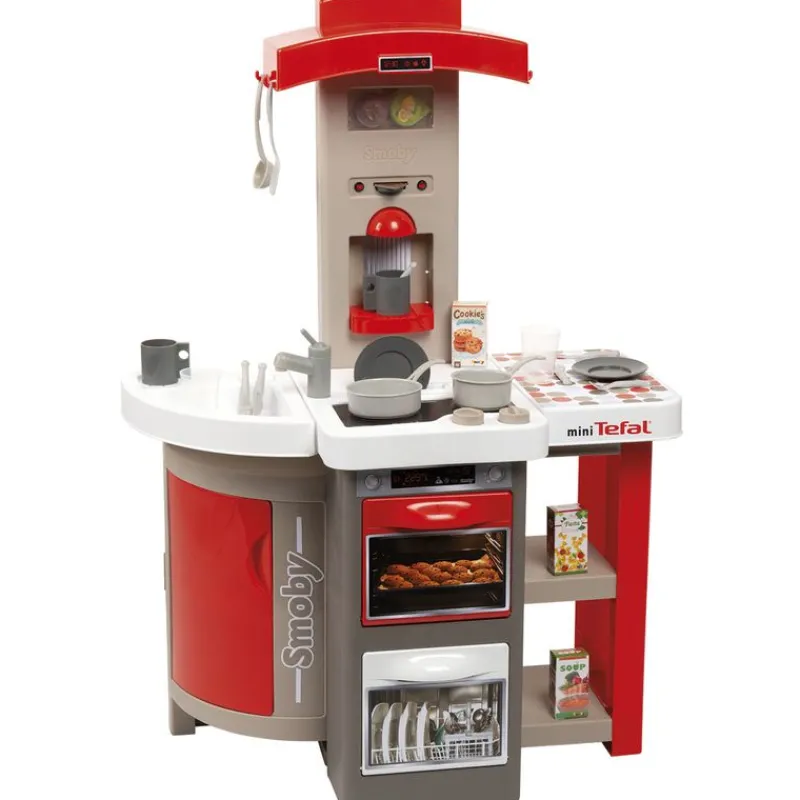 SMOBY Juegos Y Juguetes De Imitación-Mini Tefal Cocina Plegable Opencook