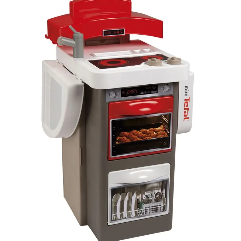 SMOBY Juegos Y Juguetes De Imitación-Mini Tefal Cocina Plegable Opencook