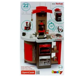 SMOBY Juegos Y Juguetes De Imitación-Mini Tefal Cocina Plegable Opencook