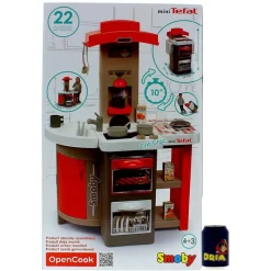 SMOBY Juegos Y Juguetes De Imitación-Mini Tefal Cocina Plegable Opencook