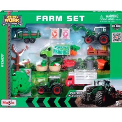 MAISTO Figuras Y Figuras De Acción-Mini Work Machines Playset Granja Surtido
