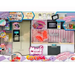 BIZAK Manualidades|Muñecas-Mini World Playset Cocina