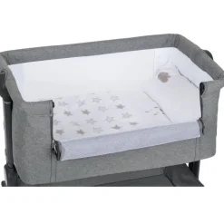 Minicuna Colecho Comfy Gris + textil Stars*MS