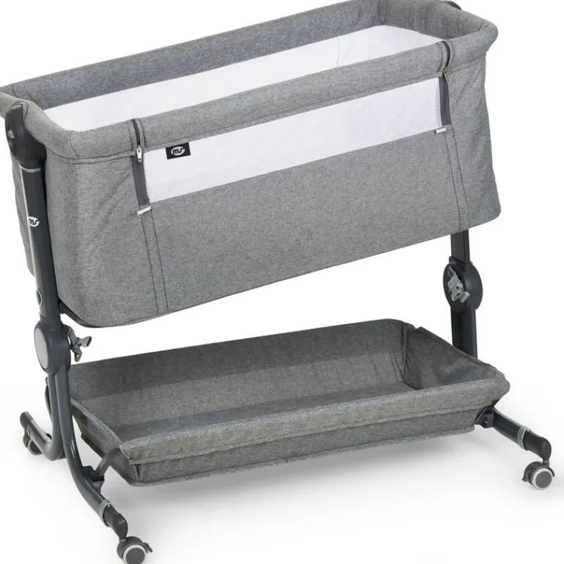 Minicuna Colecho Comfy Gris + textil Stars*MS