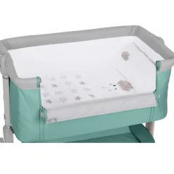 Minicuna Colecho Comfy Menta + textil Star*MS Best