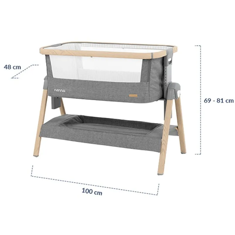 KIKKABOO Minicunas-Minicuna colecho Nanna Gris