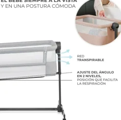 KINDERKRAFT Minicunas-Minicuna colecho Neste Up2 Grey