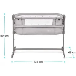 Minicuna colecho Neste Up Grey*KINDERKRAFT Clearance