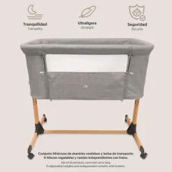 INTERBABY Minicunas-Minicuna Colecho Struck to Me Gris