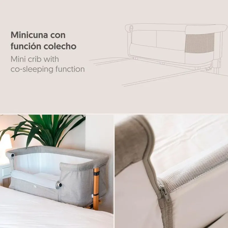 INTERBABY Minicunas-Minicuna Colecho Struck to Me Gris