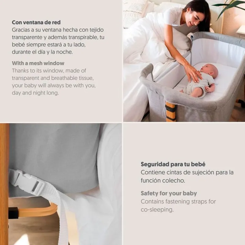 INTERBABY Minicunas-Minicuna Colecho Struck to Me Gris