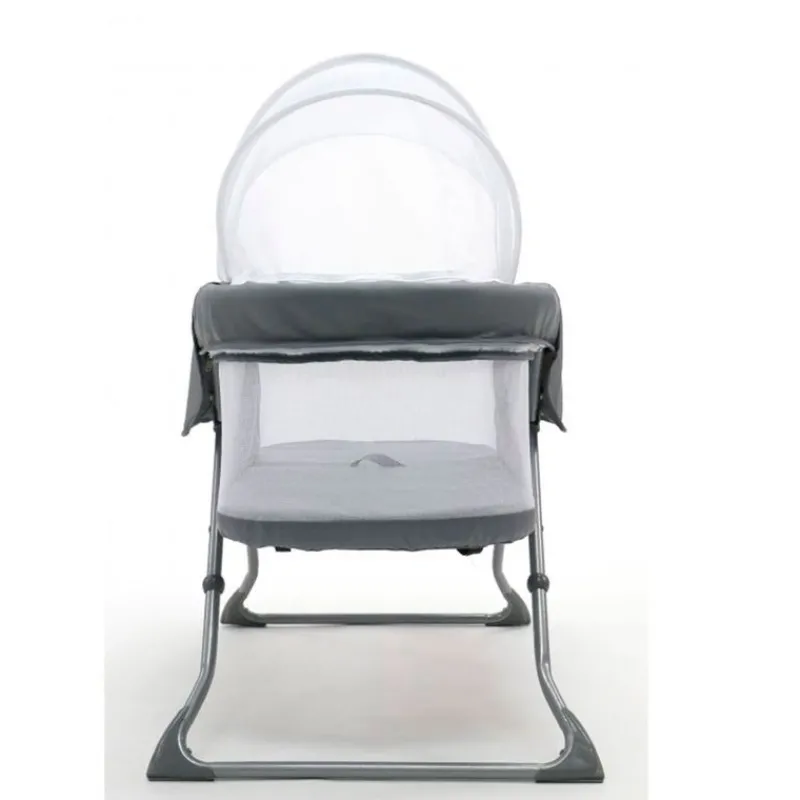 Minicuna plegable c/ mosquitera Gris*ASALVO New