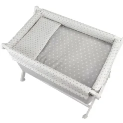 Minicuna plegable Estrellas gris*INTERBABY Sale