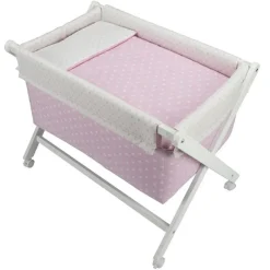 INTERBABY Minicunas-Minicuna Tijera Estrellas Rosa