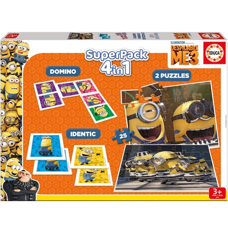EDUCA Juegos De Mesa|Juegos Y Juguetes Educativos-Minions Superpack
