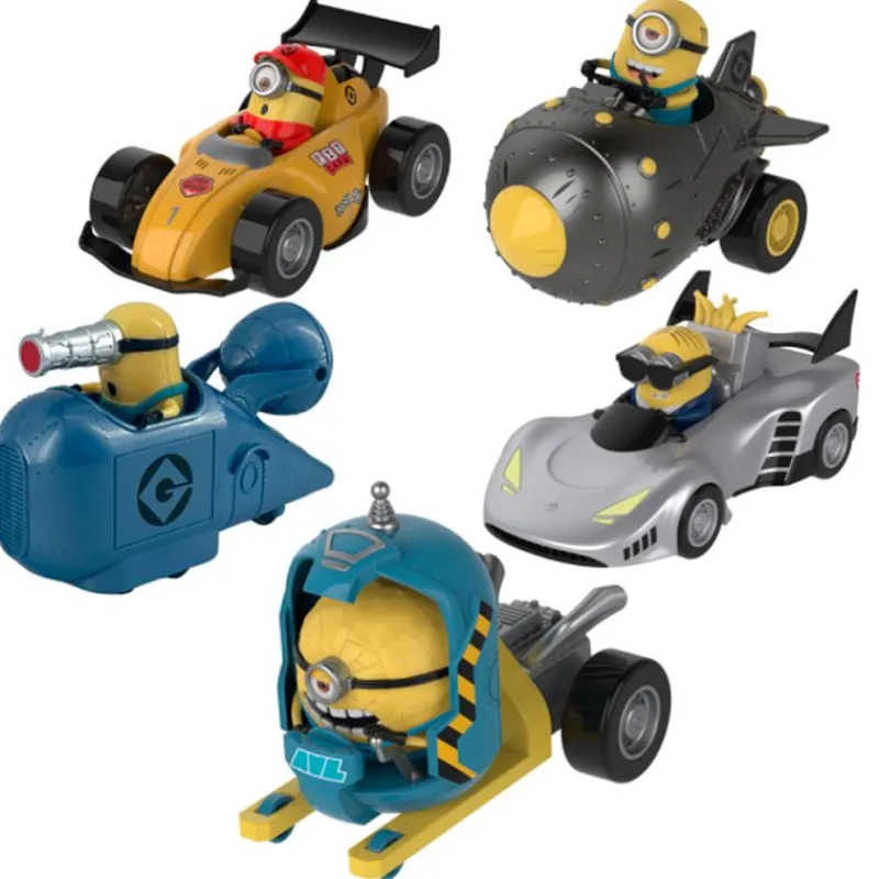 BANDAI Vehículos, Trenes Y Parkings-Minions Vehículo Surtido