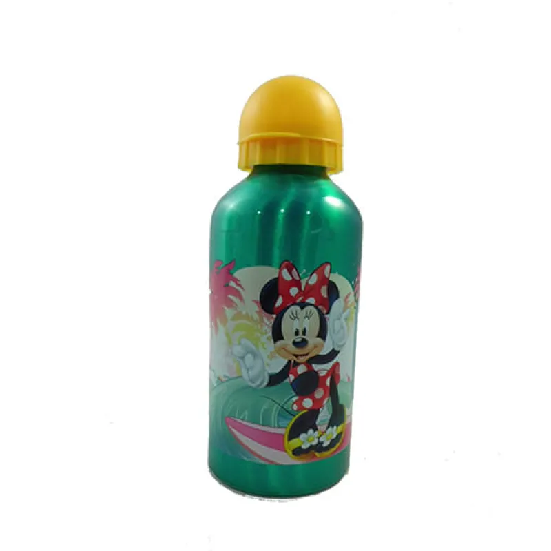 KIDS EUROSWAN Escolar-Minnie Mouse Cantimplora de Aluminio