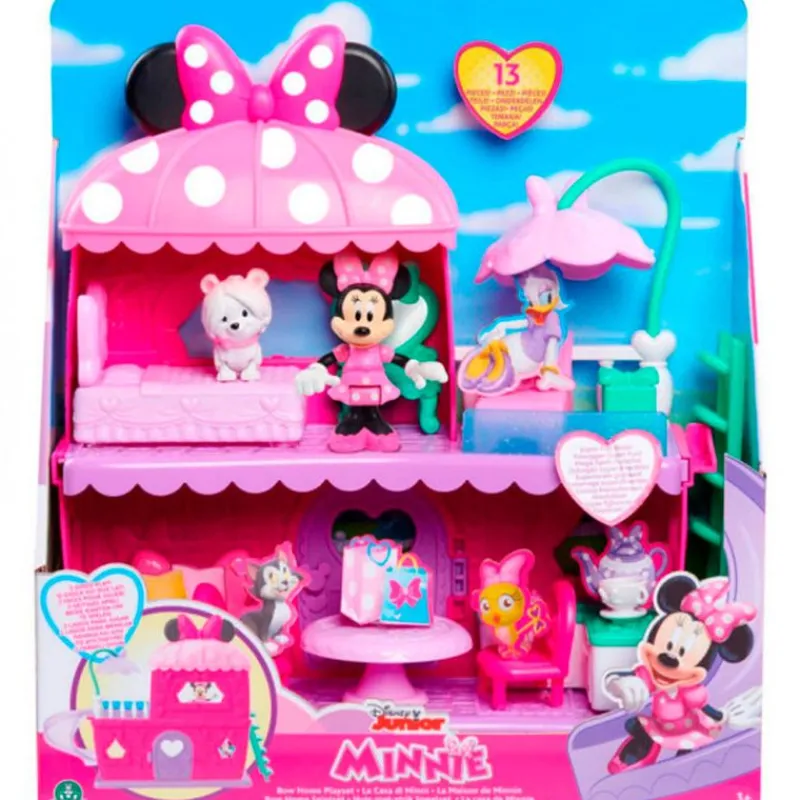 FAMOSA Figuras Y Figuras De Acción-Minnie Mouse Casa