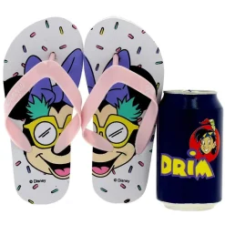 ARDITEX Ropa Y Complementos-Minnie Mouse Chanclas Blancas